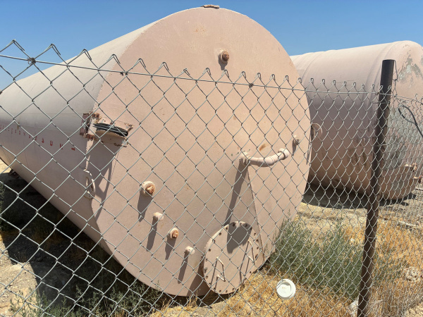 Used 8000 gallon steel tank